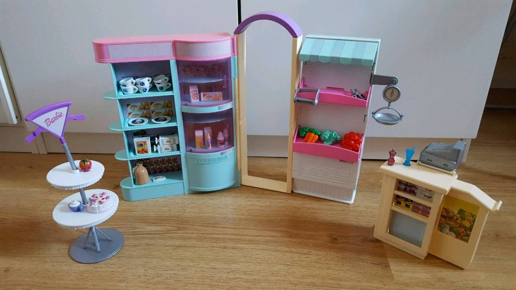 barbie talk and shop supermarket